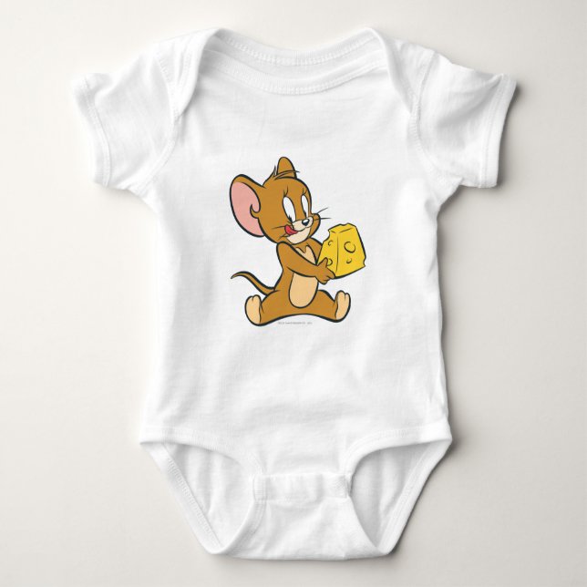 Jerry Likes Hans Cheese Tee Shirt (Framsida)