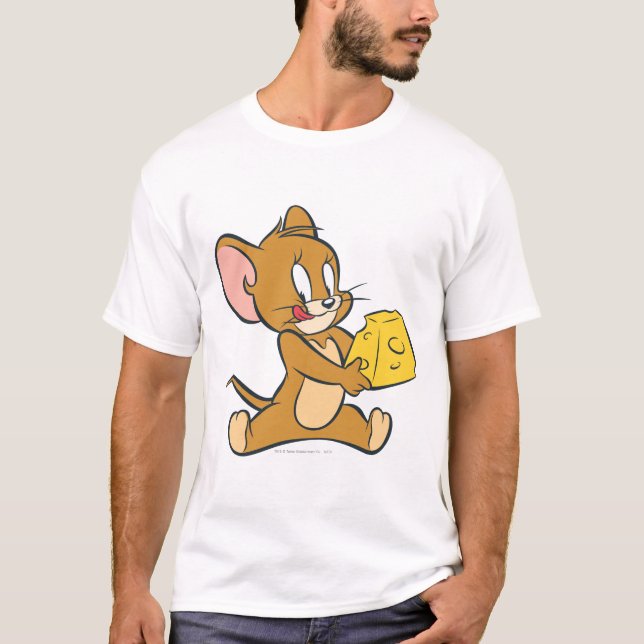 Jerry Likes Hans Cheese Tee Shirt (Framsida)