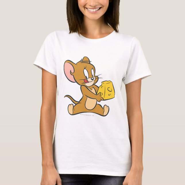 Jerry Likes Hans Cheese Tee Shirt (Framsida)