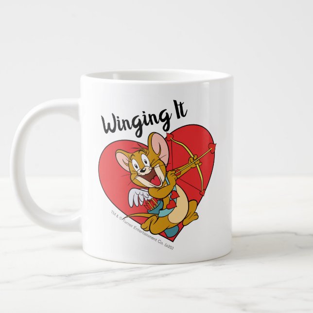 Jerry Mouse som Valentine Cupid Jumbo Mugg (Vänster)