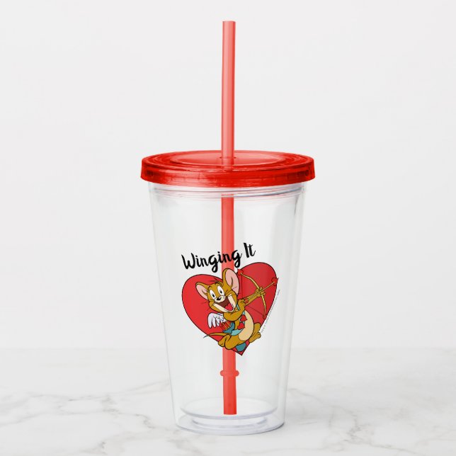 Jerry Mouse som Valentine Cupid Take Away Mugg (Framsida)