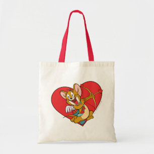 Jerry Mouse torkade som Valentine Cupid Tygkasse