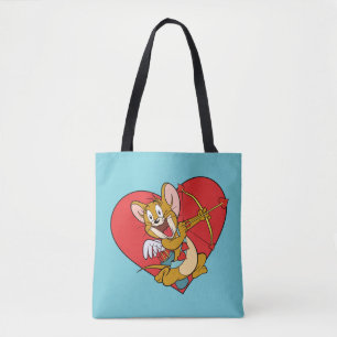 Jerry Mouse torkade som Valentine Cupid Tygkasse