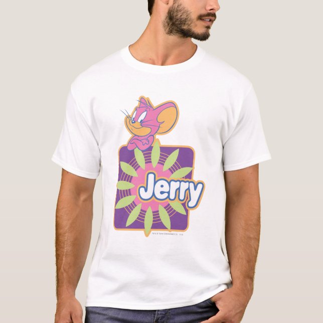 Jerry Neon Mouse Tee Shirt (Framsida)