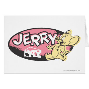 Jerry ostlogotyp hälsningskort