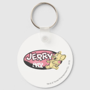 Jerry ostlogotyp nyckelring