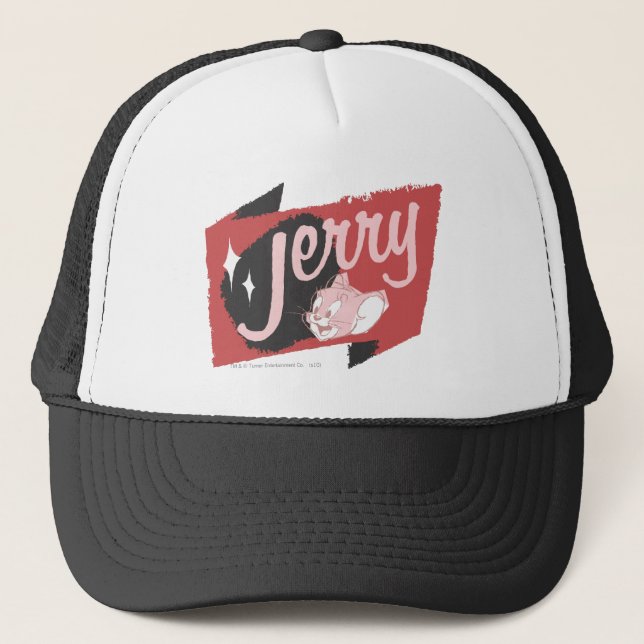 Jerry Red and Black Logotyp Keps (Framsida)