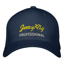 Jerry Rig Professionell Broderad Keps