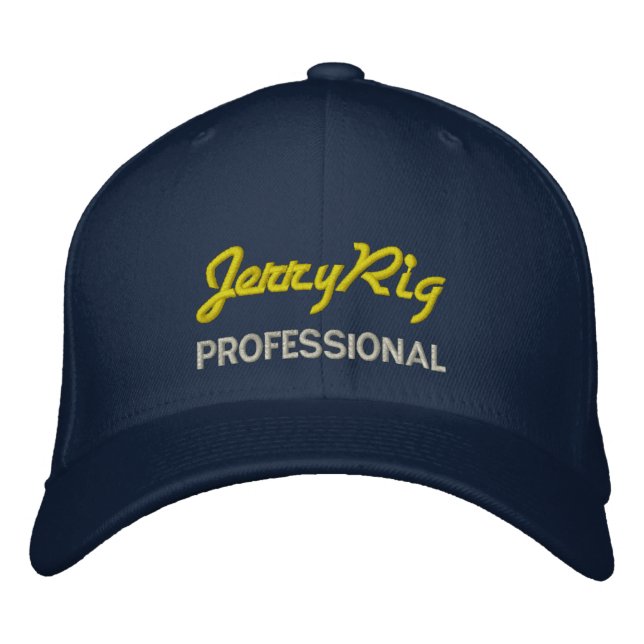 Jerry Rig Professionell Broderad Keps (Framsida)