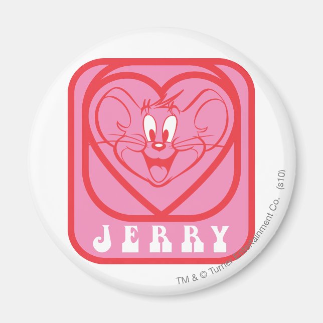 Jerry Rosa Hearts Magnet (Framsidan)