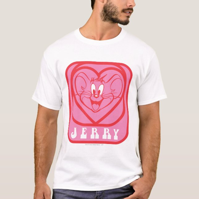 Jerry Rosa Hearts T-shirt (Framsida)