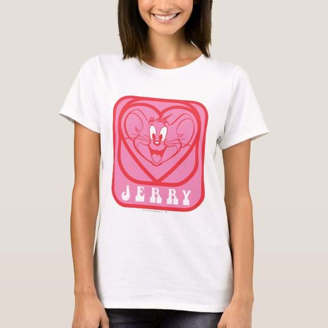 Jerry Rosa Hearts T-shirt (Framsida)