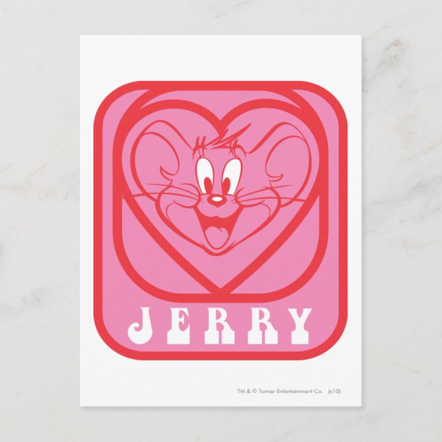 Jerry Rosa Hearts Vykort (Framsida)
