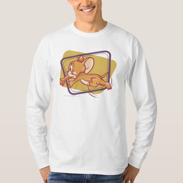 Jerry Running Skrämt Tee (Framsida)