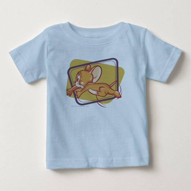 Jerry Running Skrämt Tee (Framsida)