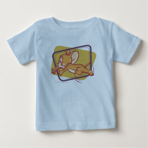 Jerry Running Skrämt Tee Shirt