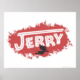 Jerry Silhouette Logotyp Poster