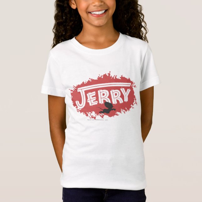 Jerry Silhouette Logotyp T-shirt (Framsida)
