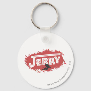 Jerry Silhouettelogotyp Nyckelring