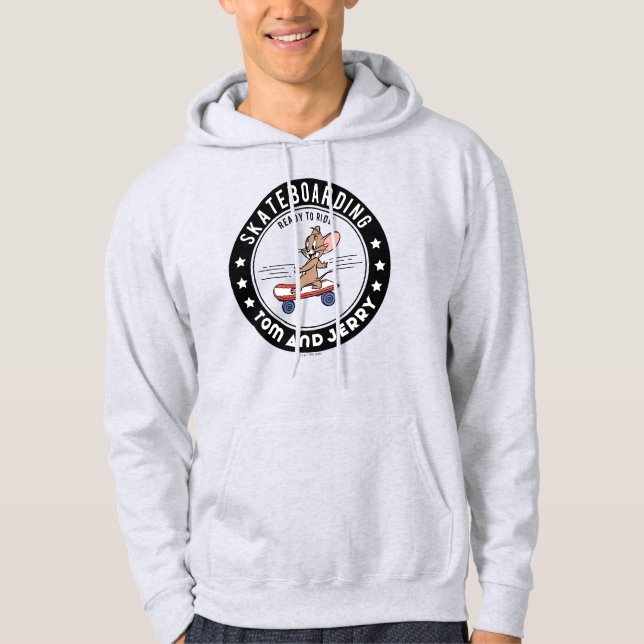Jerry Skateboarding - Redo till Ride Hoodie (Framsida)