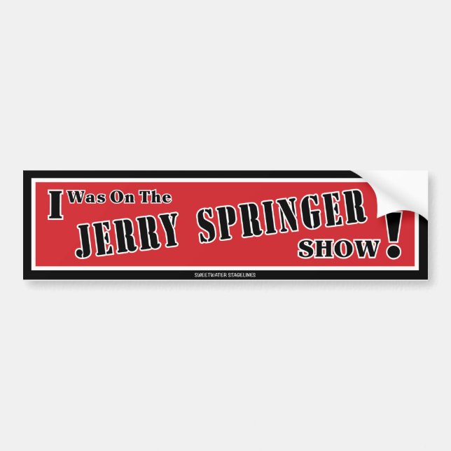 Jerry Springerbildekal Bildekal (Framsidan)