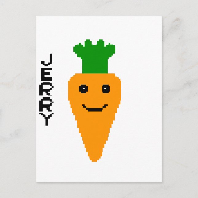 Jerry the Carrot Vykort (Framsida)