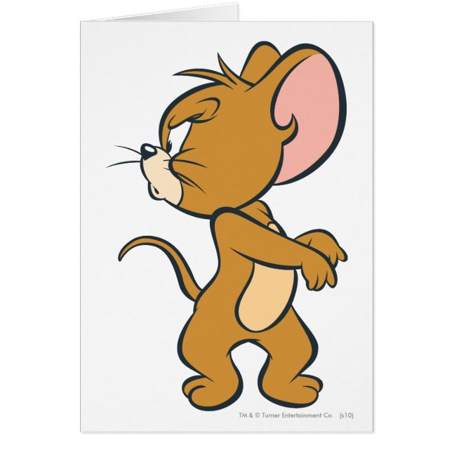 Jerry Tittar Back Annoyed Hälsningskort (Framsidan)