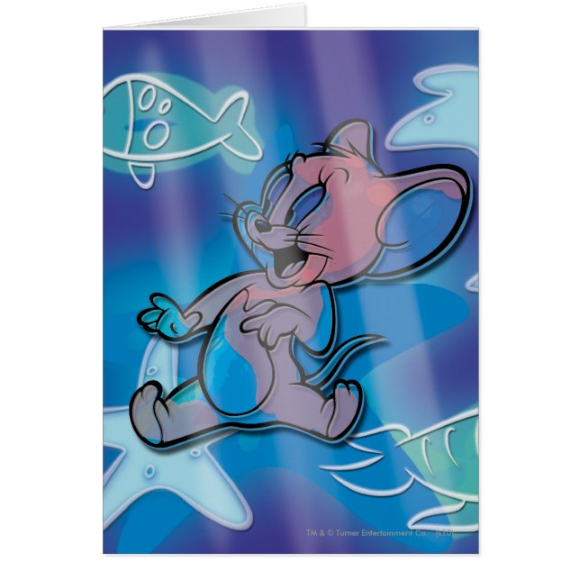 Jerry Trippy Fish Hälsningskort (Framsidan)