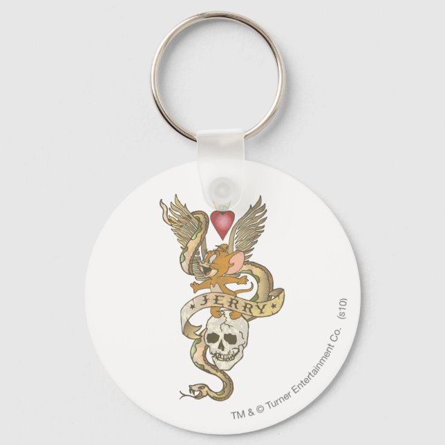 Jerry Twisted Tattoo 2 Nyckelring (Framsida)