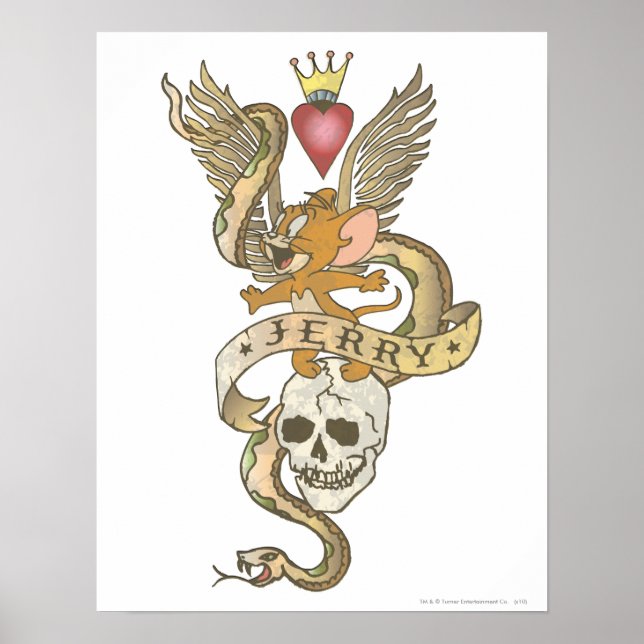 Jerry Twisted Tattoo 2 Poster (Framsidan)
