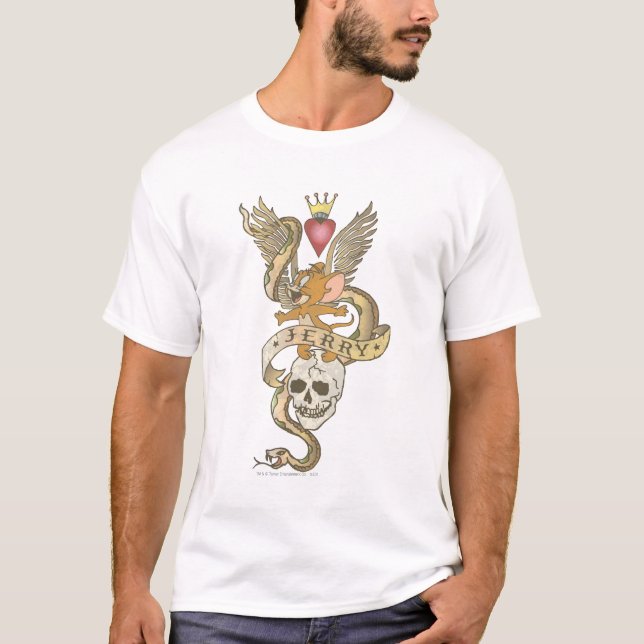 Jerry Twisted Tattoo 2 Tee (Framsida)