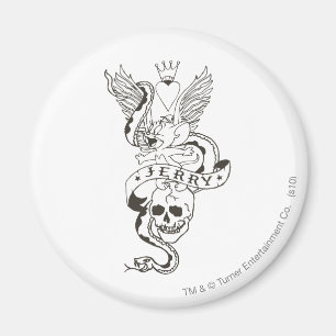 Jerry vred tatuering 1 magnet
