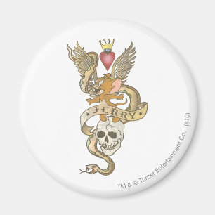 Jerry vred tatuering 2 magnet