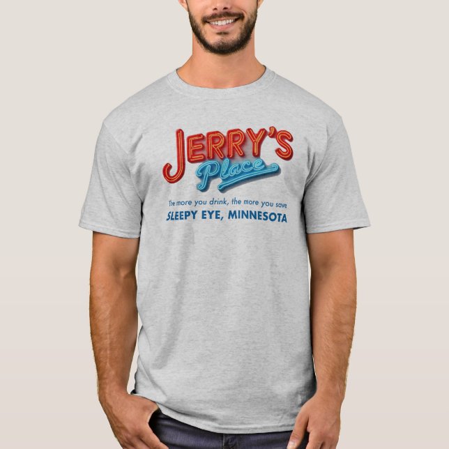 Jerry's Ställe Sömnig Öga T-Shirt (Framsida)