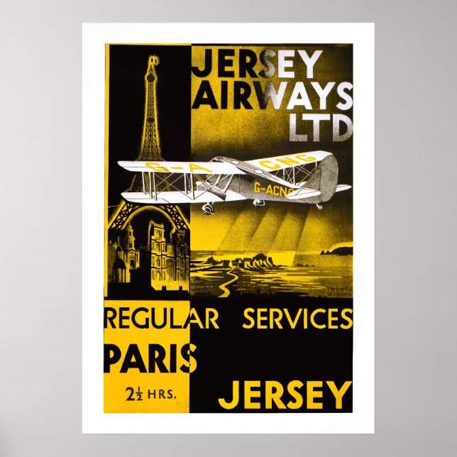Jersey Airways Poster (Framsidan)