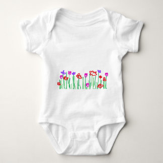 Jersey body flowers t shirt