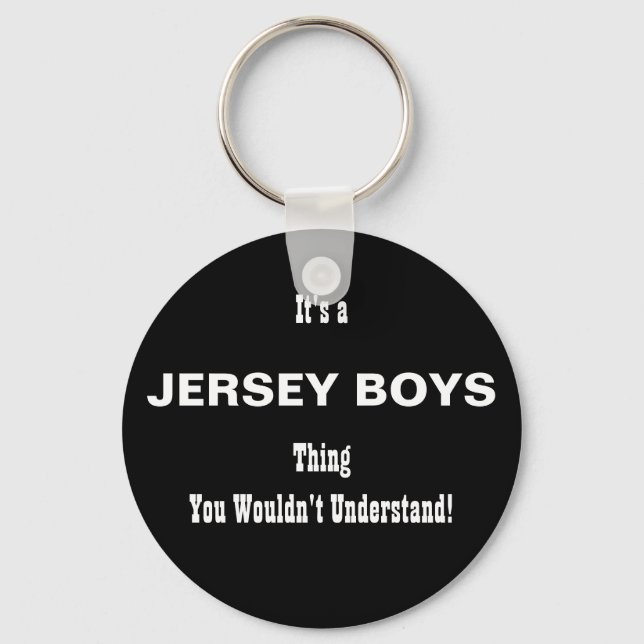 Jersey Boys Keychain Nyckelring (Framsida)