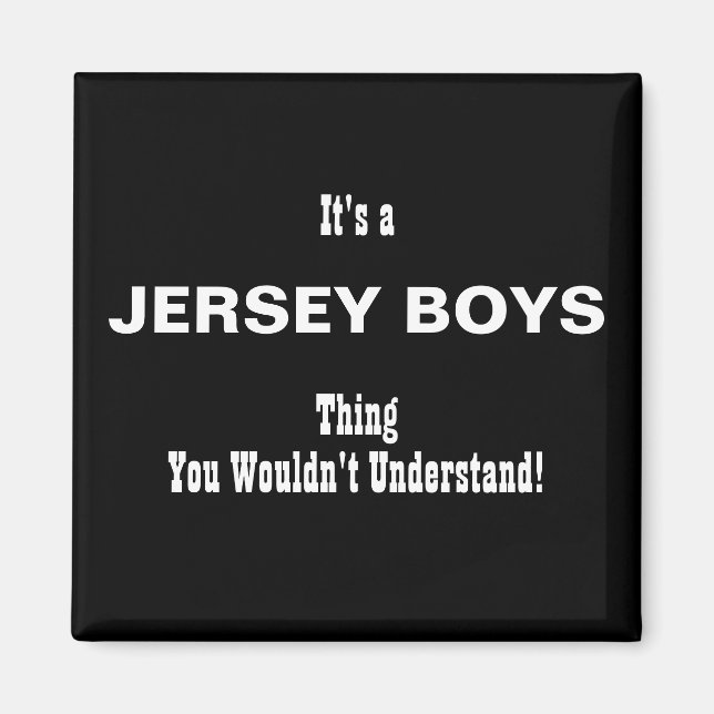 Jersey Boys Magnet (Framsidan)