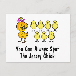 Jersey-Chicken Vykort