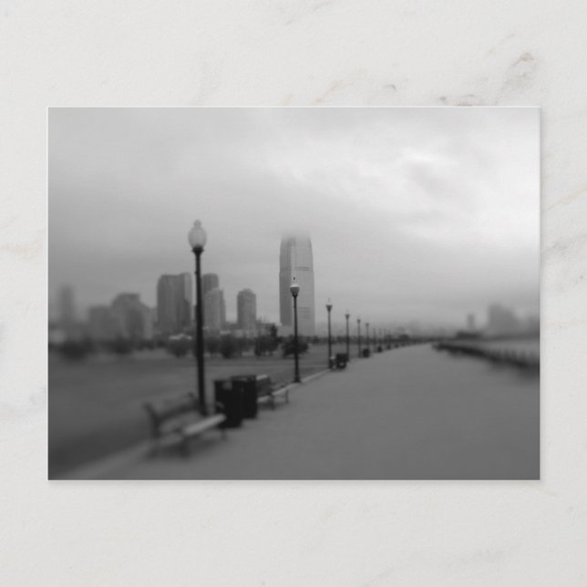 Jersey City from Liberty State Park Vykort (Framsida)
