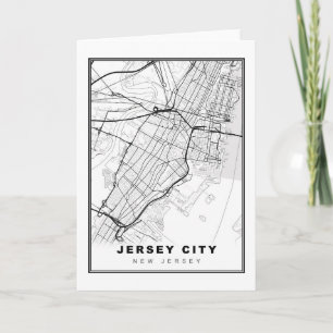 Jersey City Karta Kort