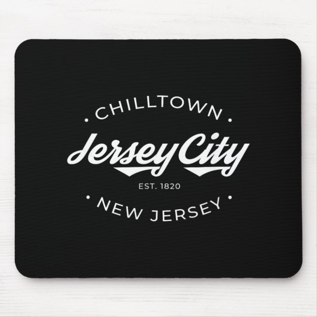 Jersey City New Jersey Chilltown - Black - Small - Musmatta (Framsidan)