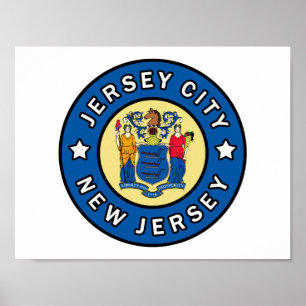 Jersey City New jersey Poster