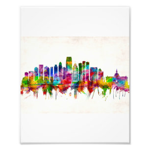 Jersey City New jersey Skyline Fototryck