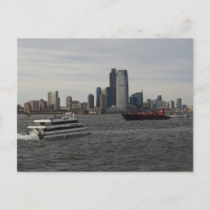 Jersey City Skyline #1-2 vykort