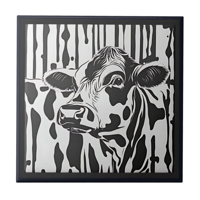 Jersey Cow Kakelplatta (Framsidan)