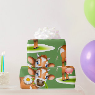 Jersey Cow Presentpapper