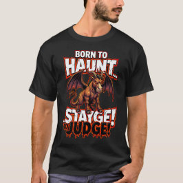 Jersey Devil Född Att Hetsa Roligt Kryptozoologi H T Shirt