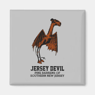 Jersey Djävulen Creature Cryptid Anpassade Text Magnet