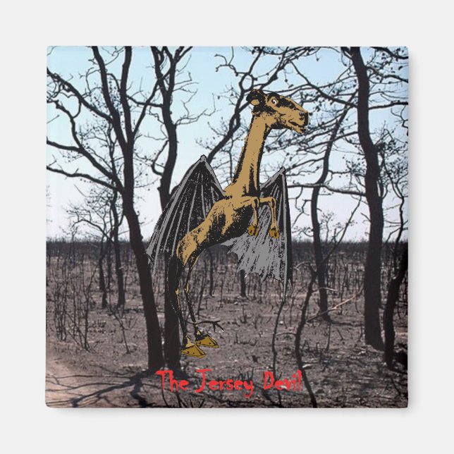 Jersey Djävulen Magnet (Framsidan)